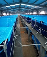 La bâche en polyéthylène PVC imperméable de haute qualité est utilisée pour le tissu plastique imperméable dans l'étang à poissons