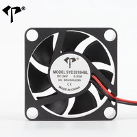 Kipas Motor DC Brushless CFM Tinggi 3510 dengan Bantalan Bola 12V 35x35x10mm Kipas Pendingin Aksial untuk Mini PC/Kipas Pendingin Mikrokomputer