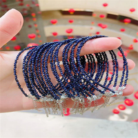 Bracelet de perles à facettes en améthyste et rubis, pierres de guérison en cristal, breloque de mode en pierres précieuses, vente en gros