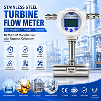 Fast Response Robust OEM/ODM Manufacturer Stainless Steel Liquid Turbine Flow Meter with Rigorous Calibration CE