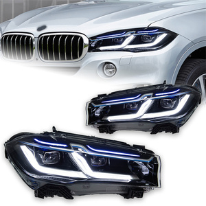 Adatto per BMW X5 14-18 Gruppo Fari Anteriori F15 Modificato con Lente LED, Luci Diurne e Indicatori di Direzione - Product Image 3