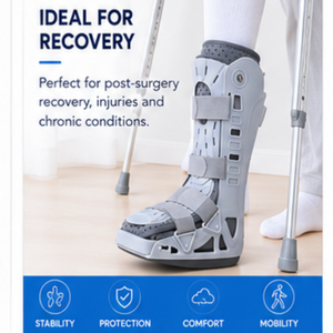 Bota Ortopédica de Alta Calidad a <span class=keywords><strong>Precio</strong></span> de Fábrica para Fractura de Tobillo, Esguince y Recuperación Postoperatoria, Transpirable y Cómoda - Product Image 6