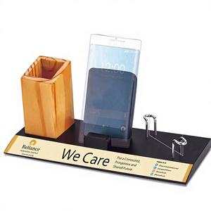 Suministro Directo de Fábrica en India: Organizador de Escritorio con Globo Terráqueo de Madera Personalizable Regal Incorporation BTC-4269 con Reloj - Product Image 1