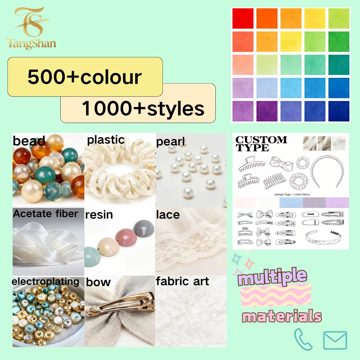 Girl's Baby's Cute Color Plastic 5cm Fashion Grab Clip Small Hairpin Children's Hair Accessories Party Use