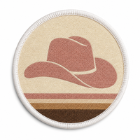 Écussons tissés de haute qualité, badges personnalisés en tissu brodé, écussons thermocollants pour vêtements et casquettes de camionneur