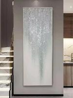 Peinture à l'huile sur toile faite à la main, art mural abstrait, grande peinture sur toile de coton non encadrée pour le salon, la chambre à coucher, la décoration de la maison