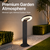 Lampadaire LED de Jardin 600MM 3000K IP65 pour Extérieur, Poteau Lumineux Paysager 18W 12W, Vente en Gros