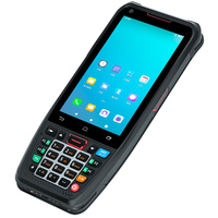 PDA Robusta de 4.0 Pulgadas con Android 13, Colector de Datos Industrial, Smartphone Logístico con Escáner de Código de Barras Láser 1D 2D, NFC, para Control de Inventario