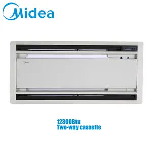 Midea vrf multi-split system 3.6kw two way cassette heating and cooling indoor units central air conditioner for Retail Stores