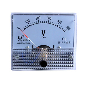 Voltmètre 85L1 500V AC, type pointeur, monophasé, classe 1.5 de précision, matériau ABS - Product Image 4