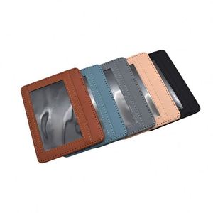 X418 Wholesale Pu Card Holder Thin and Light Four Card Slots Small Pu Leather Card Holder With Custom Logo - Product Image 4