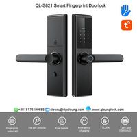 Serrure Intelligente Semi-Automatique Multifonction Ttlock avec Passerelle Wifi et Bluetooth, Déploiement de Mot de Passe, Contrôle à Distance pour Porte Principale Numérique