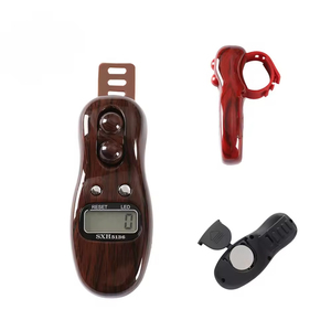 Compteur numérique électronique LED manuel à piles remplaçables, motif grain de bois, pour Tasbih islamique, chapelet et Sejadah - Product Image 4