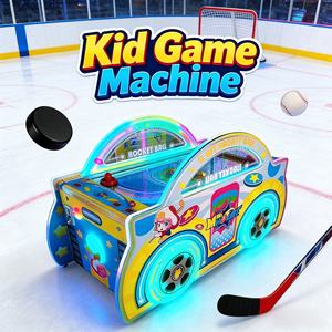 Table de hockey sur air pour enfants à monnayeur, mini simulateur de <span class=keywords><strong>jeu</strong></span> d'arcade avec garantie d'un an pour centre de jeux - Product Image 1