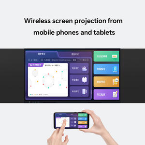 <span class=keywords><strong>Pizarra</strong></span> <span class=keywords><strong>Digital</strong></span> <span class=keywords><strong>Interactiva</strong></span> Inteligente LED Infrarroja Interconectada de 75-86 Pulgadas con Pantalla Táctil IR de 20 Puntos, 4K y Cámara de 48MP - Product Image 6