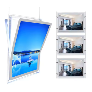Boîte lumineuse publicitaire en acrylique ultra-mince avec cadre magnétique à clipser, éclairage LED, fixation murale pour affichage en magasin, boutique, centre commercial, OEM ODM - Product Image 5