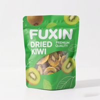 Sachet refermable personnalisé avec fenêtre, en plastique alimentaire, pour fruits secs, emballage de snacks, vente en gros