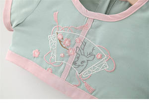 Vêtements pour enfants en gros du fabricant : Ensemble décontracté de t-shirts courts pour filles, style indonésien, pour bébés - Product Image 3