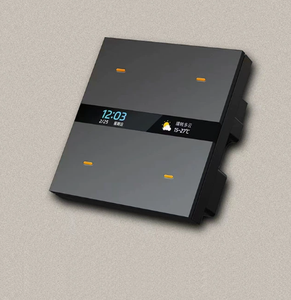 Interrupteur intelligent à 4 touches de 4 pouces pour contrôle de scène (norme britannique), nom modifiable, télécommande Zigbee Tuya, produits pour maison intelligente - Product Image 1