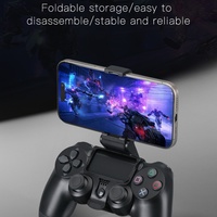 Support de téléphone en plastique protecteur avec impression 3D pour manette et téléphone portable sans fil, noir