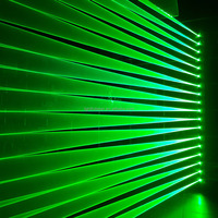 Barre laser d'animation à 6 têtes de lumière laser de scène RGBW de 12watts en gros pour la technologie de soirée DJ Dancing Floor; Économiquement