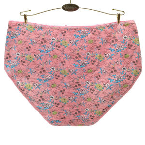 Nouveau style culotte grande taille bon marché belle culotte grande taille <span class=keywords><strong>à</strong></span> impression florale pour femme - Product Image 3
