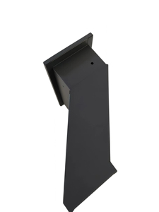 Boîte aux lettres murale verrouillable, étanche, encastrée, en acier thermolaqué, pour extérieur, jardin - Product Image 5