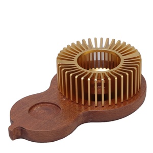 Utensilio de té cálido, estufa de aleación de aluminio, luz de lujo, fruta, flor, té, utensilio de vino caliente, portavelas de metal, calentador de té - Product Image 1