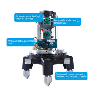 Medidor <span class=keywords><strong>de</strong></span> <span class=keywords><strong>nivel</strong></span> láser <span class=keywords><strong>de</strong></span> alta precisión, novedad, 3D, verde, 360 grados, cruce Horizontal <span class=keywords><strong>y</strong></span> Vertical - Product Image 3