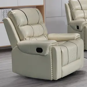 CY Morden Cheap Massage Home Swivel Glider Recliner PU Leather Sofa Cinema Leather Electric Reclining Sofa Chair