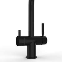 Robinet mélangeur noir 5 voies à trou unique pour cuisine, système RO, eau chaude et froide, refroidisseur de soda et eau pure, 5 en 1, vente chaude