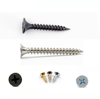 Hoge Kwaliteit Fabriek Prijs Gips Schroef C1022a Zwarte Schroeven Trompet Hoofd Gipsplaat Tornillos