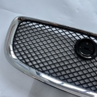Grille de pare-chocs avant C2D23092 avec cadre argenté et maille noire, pièces de rechange OEM pour Jaguar XJ 2010-2015, haute qualité