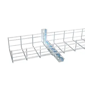 ningbo lepin 150mm 250mm 500mm Steel Welded Quest Wire Mesh Electrical Basket Cable Tray Cover data center cabling Accessories