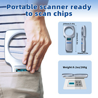 Microchip Reader Pet Microchip Scanner con pantalla OLED Pet Chip ID Scanner EMID Microchips para gestión de animales