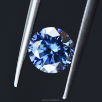 Pierres de Moissanite Créées en Laboratoire en Gros, Taille Ovale Colorée 1-4 Carats, Effet Feu et Jeu de Couleurs pour la Fabrication de Bijoux, Certifiées par un Certificat Tierce Partie