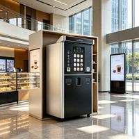 Machine à expresso haut de gamme avec système de lait frais, écran tactile à code QR, construction en acier pour projets de chaînes hôtelières