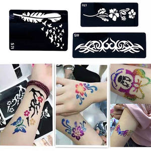 Nuevas Plantillas de <span class=keywords><strong>Tatuajes</strong></span> Temporales de Tres Capas Personalizadas <span class=keywords><strong>para</strong></span> <span class=keywords><strong>Tatuajes</strong></span> <span class=keywords><strong>Pequeños</strong></span> con Purpurina, Plantillas de <span class=keywords><strong>Tatuajes</strong></span> Temporales con Purpurina - Product Image 1