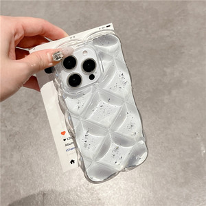 Feuille d'argent losange <span class=keywords><strong>iPhone</strong></span> 16 ProMax Couverture de téléphone portable <span class=keywords><strong>Compatible</strong></span> Apple 15 14 13 <span class=keywords><strong>12</strong></span> <span class=keywords><strong>11</strong></span> <span class=keywords><strong>Pro</strong></span> <span class=keywords><strong>Max</strong></span> Case Plus Shell - Product Image 2