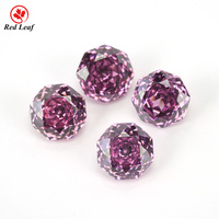 Redleaf Best-Seller Rose Coupe Lâche Zircon Cubique Synthétique (CZ) Bleu Royal Paraiba Tanzanite Vert Rose Blanc Bleu Mix