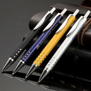 2026 Promotional Logo Metal Body <b>Ballpoint</b> <b>Pen</b> 1.0mm Writing Width Black Ink Laser Engraving & UV Printing - Product Image 1
