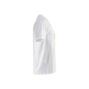 BLAKLADER - 9418104210004XL Camiseta Club de playa Blanco-EAN 7330509937846 CAMISETAS Y POLOS DE TRABAJO - Product Image 4