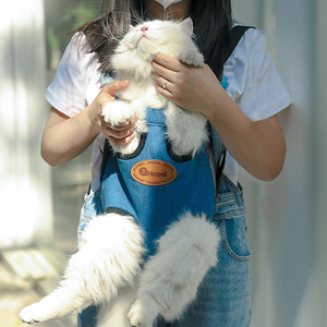 Pet Mesh <b>Backpack</b> Breathable Lightweight Double Shoulder Bag For Cats Outings <b>Small</b> Dogs M L XL - Product Image 1