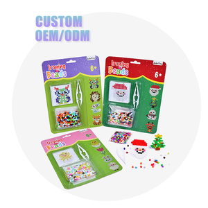 Kit de Bricolage Perler Hama Mini 5mm en Gros, Perles Hama Multicolores en Plastique EVA pour Jouets Faits Main - Product Image 1