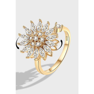 Nuovo Prodotto Transfrontaliero: <span class=keywords><strong>Anello</strong></span> Girevole in <span class=keywords><strong>Argento</strong></span> Puro S925 <span class=keywords><strong>con</strong></span> Design Femminile di Nicchia, <span class=keywords><strong>Anello</strong></span> Rotante alla Moda e Trendy - Product Image 1