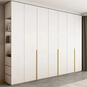 Meubles de chambre à coucher, design scandinave de luxe, armoire sur mesure en bois d'ingénierie, armoire de rangement personnalisée - Product Image 2