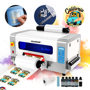 30cm A/B Film 2 in 1 Impresora Roll to Roll <b>Cup</b> Wrap Sticker <b>Printer</b> XP600 Colorsun UV DTF <b>Printer</b> Machine - Product Image 1