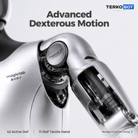 Robot Humanoide Bípedo TERKOBOT Gen1 de Fábrica con Caminata Autooptimizada y Equilibrio Antidisturbios para la Enseñanza Universitaria de STEM