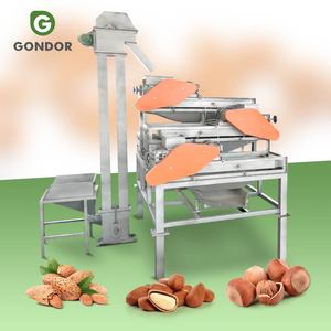 Palm Fruit Separator 2 Pinecone Ripple Mill Automatic Hazel Nut <b>Shell</b> Cracker and Cracking Sorting Machine - Product Image 1