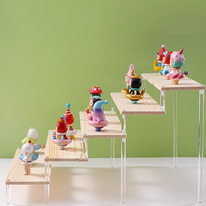 Giá để trưng bày hình bậc thang bằng acrylic, giá để nước hoa, giá đỡ trưng bày nhiều tầng - Product Image 5